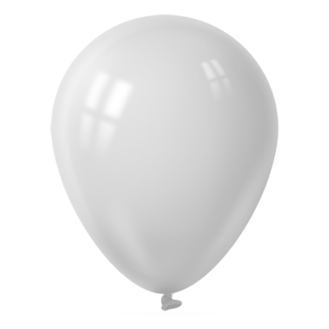 white helium balloon