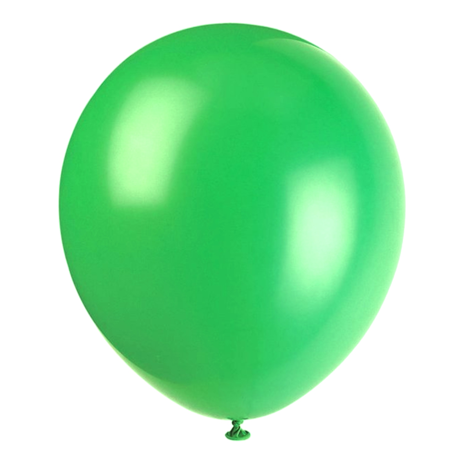 green helium balloon