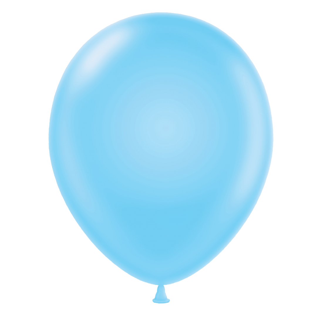 blue helium balloon